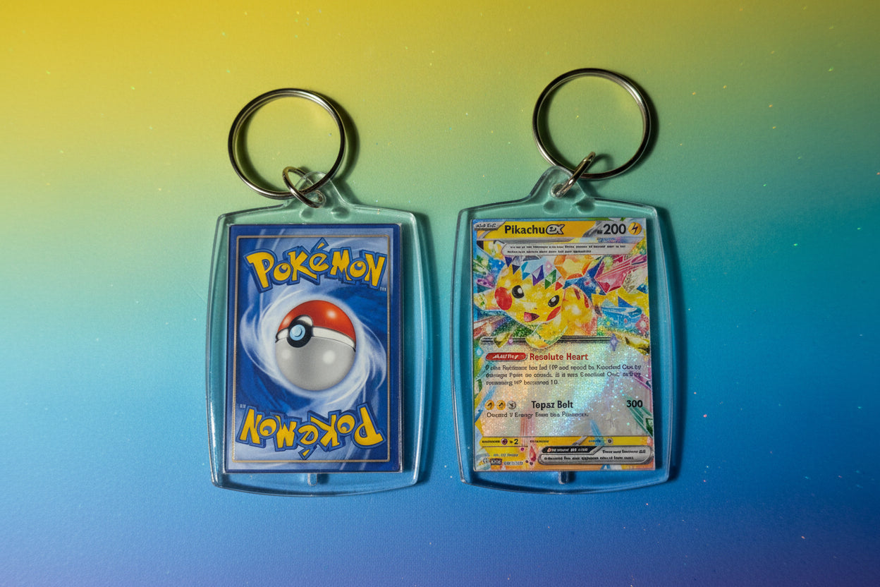 Pikachu EX Keychain