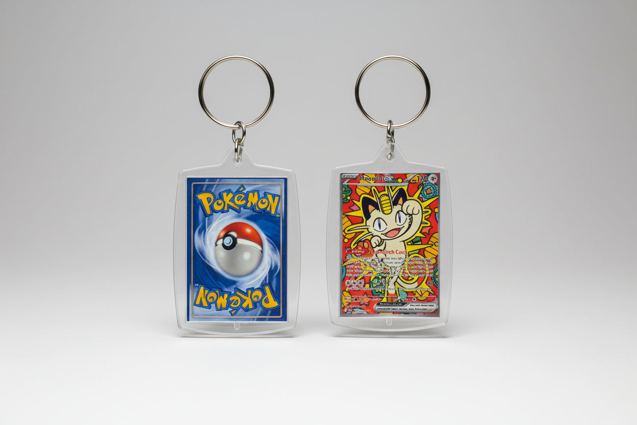 Meowth EX Keychain