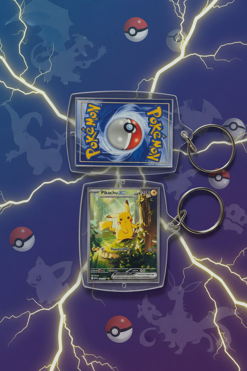 Pikachu illustration Keychain