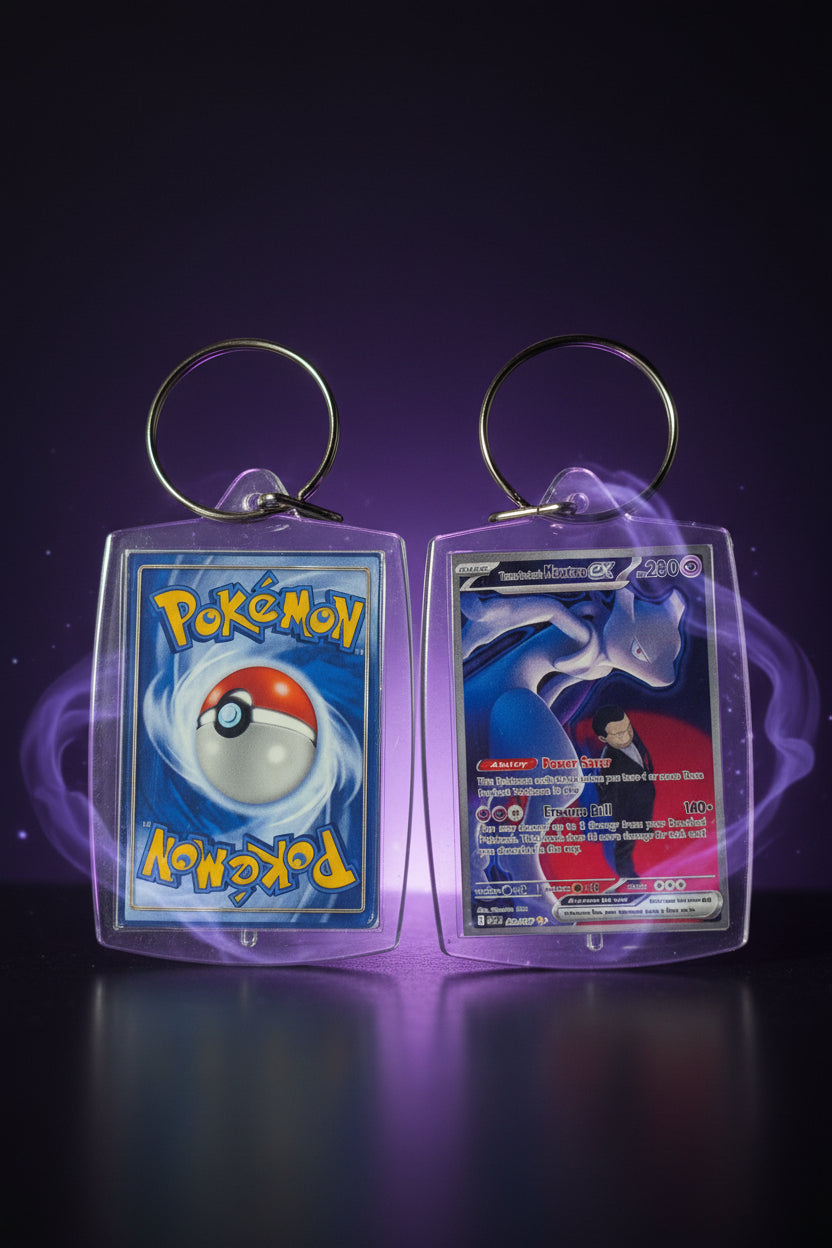 Team Rocket Mewtwo Keychain